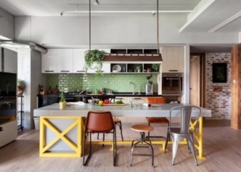 Thiết kế căn hộ lấy phòng bếp làm trung tâm